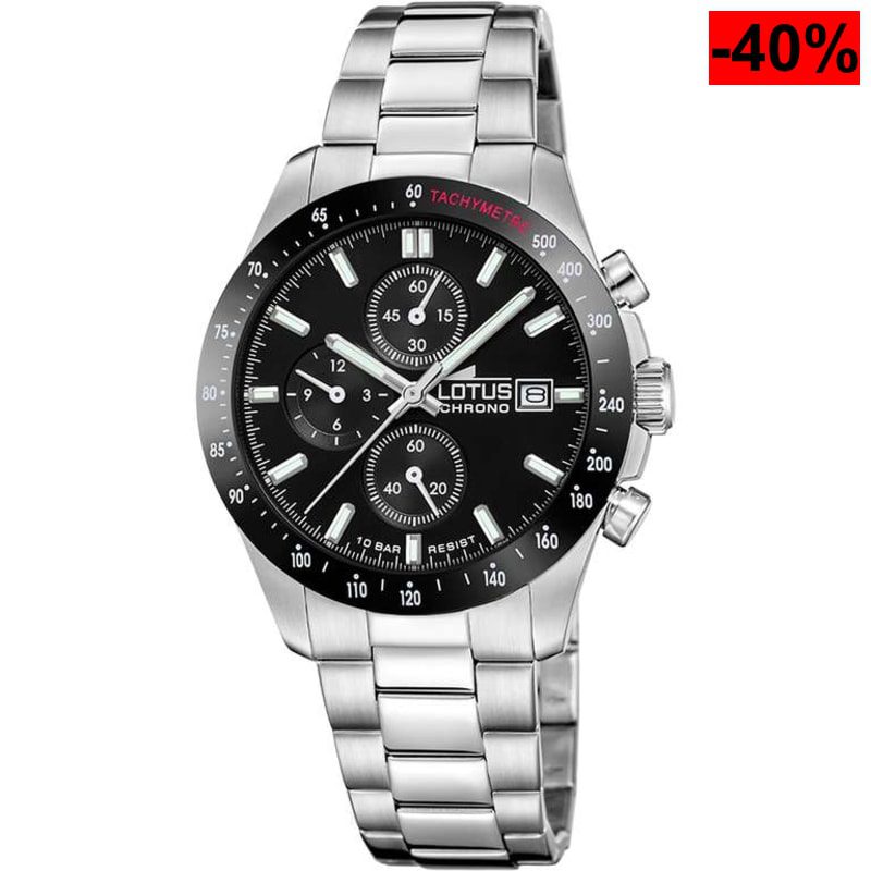 LOTUS Chrono 18994 - Movimiento de Cuarzo - Cronógrafo - Calendario - Resistente al Agua 10 ATM - DISPONIBLE EN 4 COLORES - oferta Amazon
