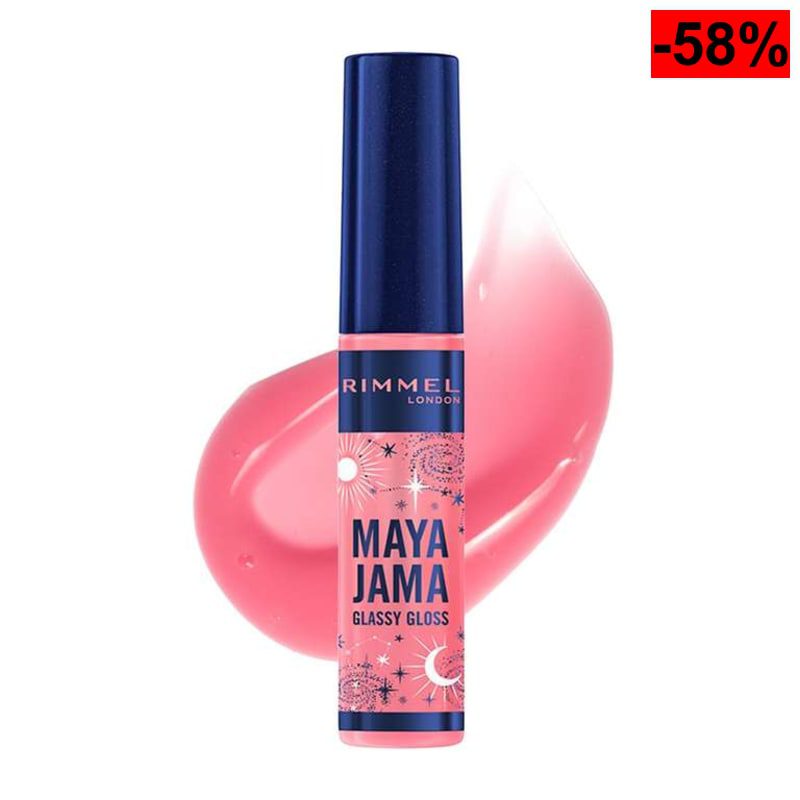 Rimmel London Maya Jama Edición Limitada Glassy Gloss Brillo de labios Earth 10 ml - oferta Amazon