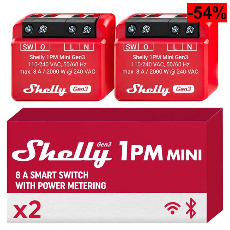 Shelly 1PM Mini Gen3 - oferta Amazon