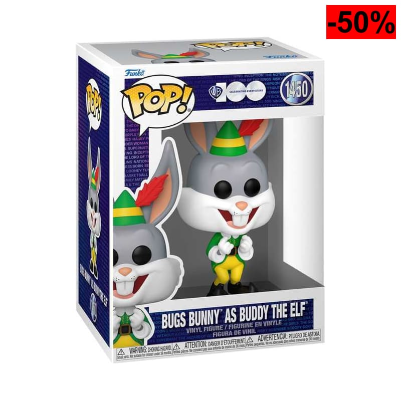 Funko Pop! Movies: WB100 - Bugs Bunny As Buddy The Elf. - oferta Amazon
