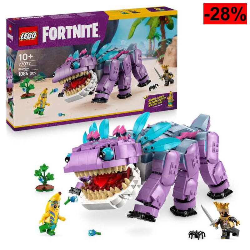 LEGO Fortnite Klombo- Figura de Dinosaurio para Jugar y Exponer - oferta Amazon
