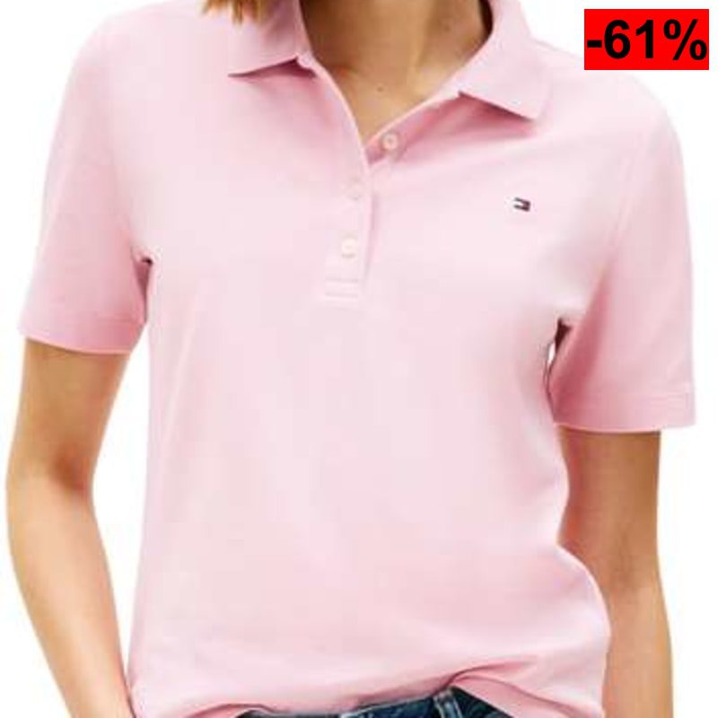 Tommy Hilfiger Polo corta Mujer 1985 PiqueTallas: M, L - oferta Amazon