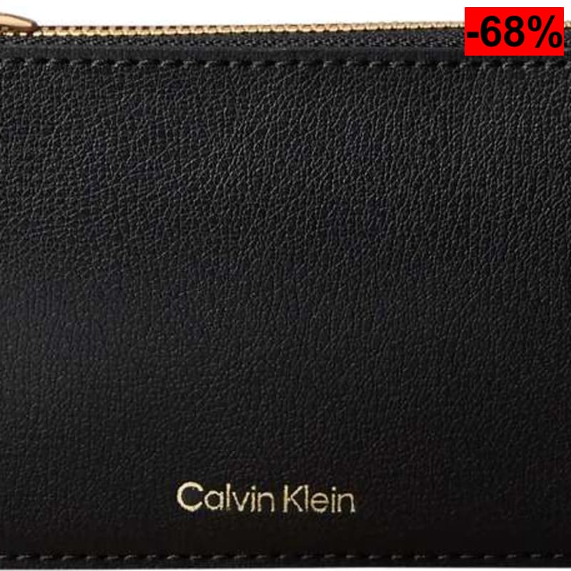 Calvin Klein Tarjetero Mujer Logo Cardcase con Cremallera - oferta Amazon