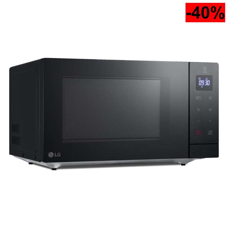 LG MH7032JAB - Microondas Grill 2 en 1 y Display Led, 30L y 900W, Función Grill 1000W, Cocina más - oferta Amazon