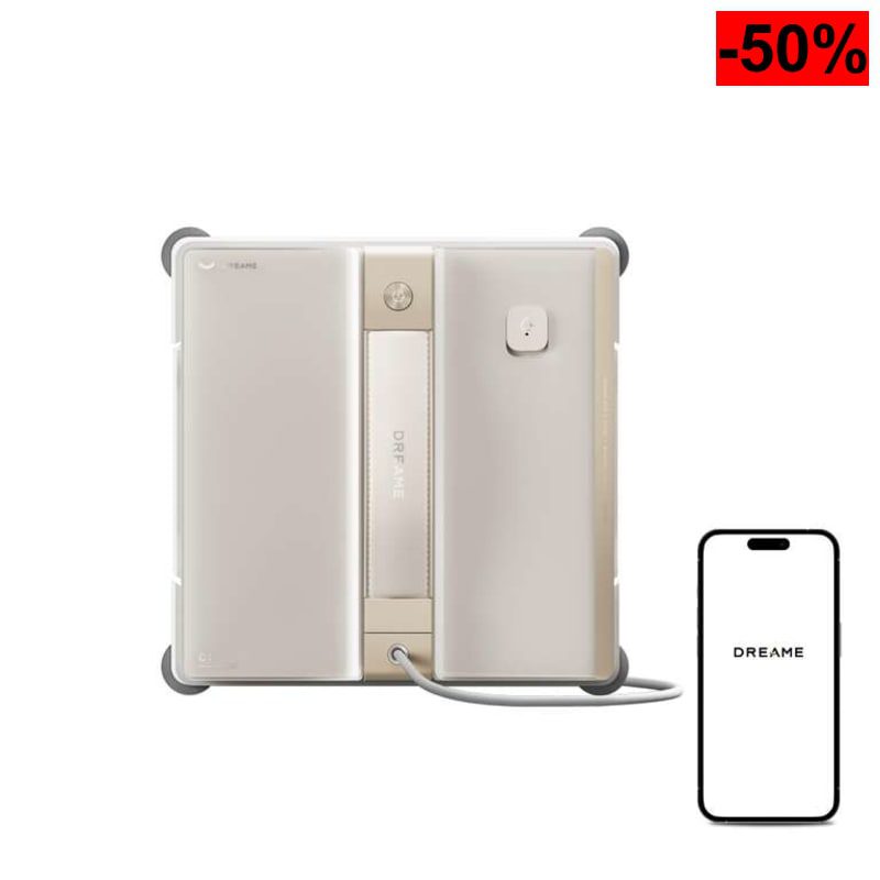 DREAME C1 Robot Limpiacristales, Potencia de Succión de 5500 Pa - oferta Amazon