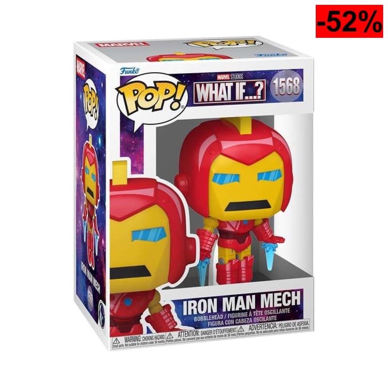 Funko Pop! Marvel: What If - Iron Man Mech - oferta Amazon