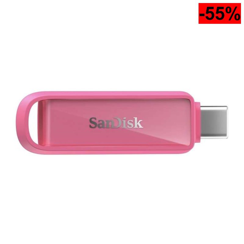 SanDisk Phone Drive con USB Type-C 512 GB (para Smartphones, tabletas y Ordenadores, velocidades de 150 MB/s, Haz copias automáticas) - Rosa - oferta Amazon