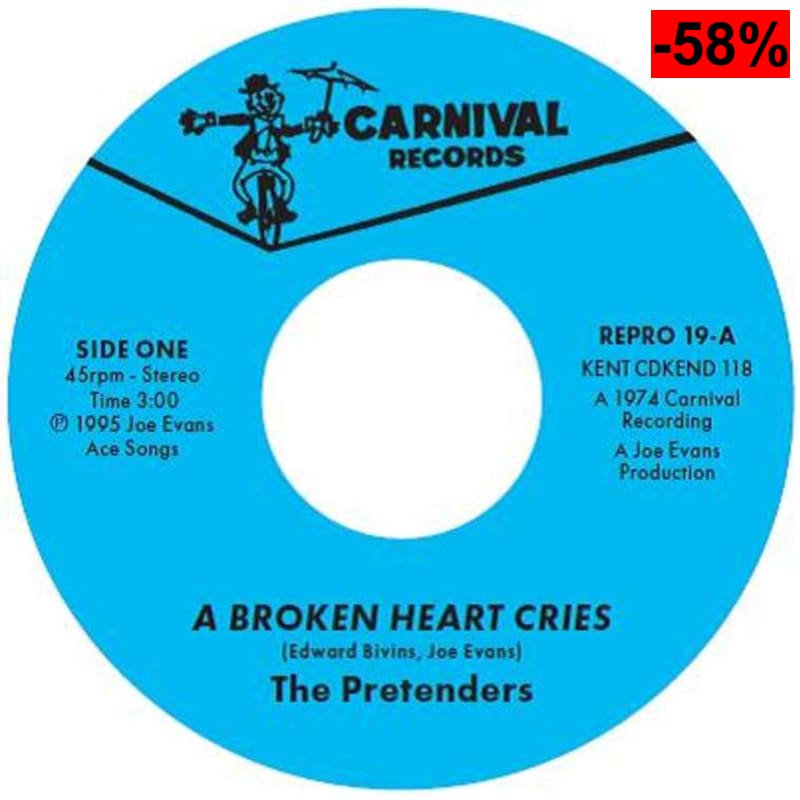 Vinilo The Pretenders: A Broken Heart Cries / For The Rest Of My Days - oferta Amazon
