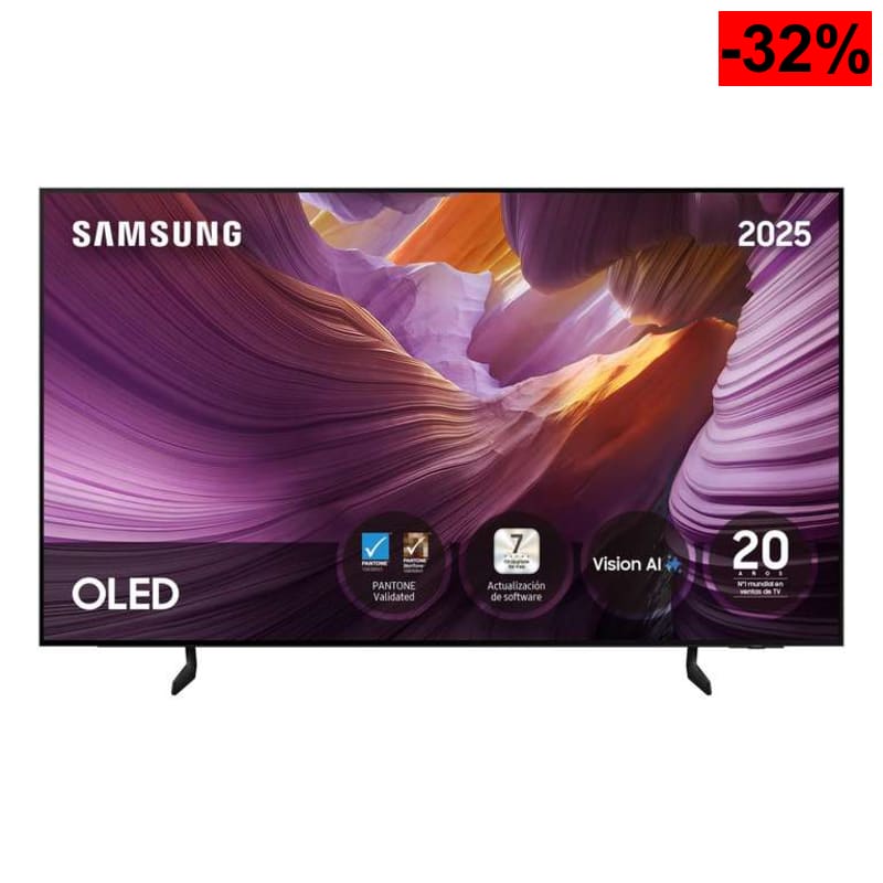 Samsung OLED TQ83S85F 83" (Smart TV 4K procesador NQ4 AI Gen2, colores certificados por Pantone, Dolby Atmos, HDMI 2.1 a 120Hz, Tizen OS) - oferta Amazon