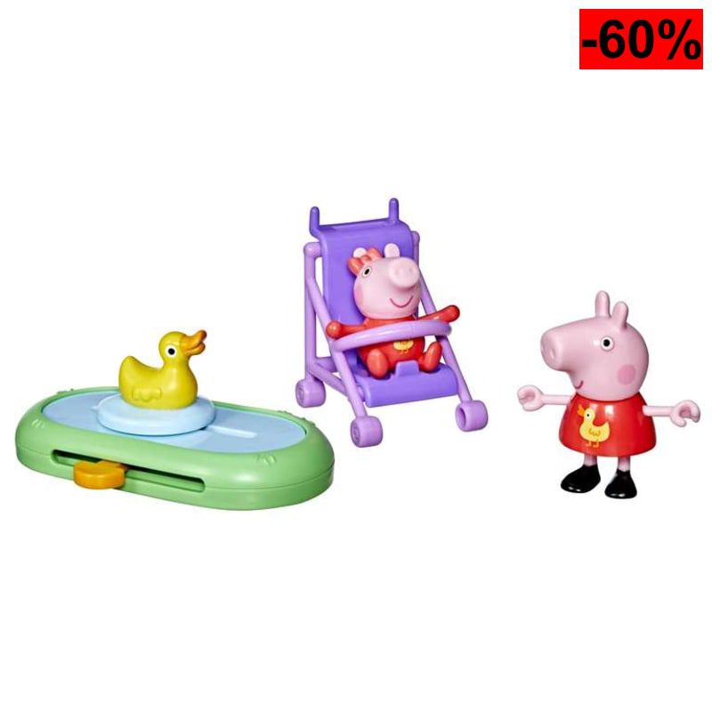 (Reaco - Como nuevo) Peppa Pig Hasbro, Peppa y Evie Van al Parque - oferta Amazon