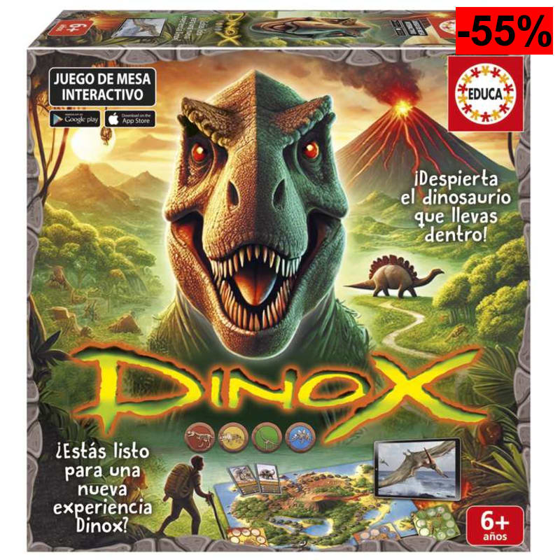 Educa - Dinox Juego de Mesa Interactivo Dinosaurios - oferta Amazon