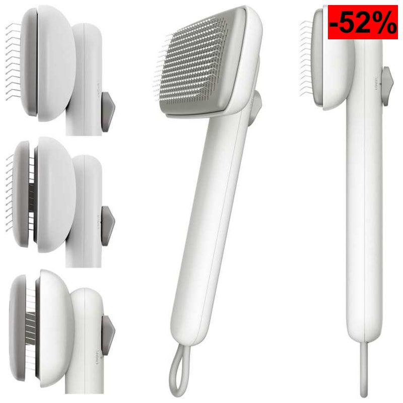 Cepillo Para Gatos Y Perros Limpieza Con Un Solo Clic Para Perros De Pelo Largo Y Corto Gatos Depilación Eliminación Del Pelo - oferta Amazon