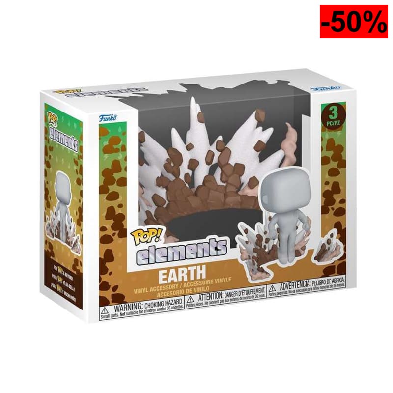 Funko Pop! Elements: Tierra- Dirt/Rock - oferta Amazon