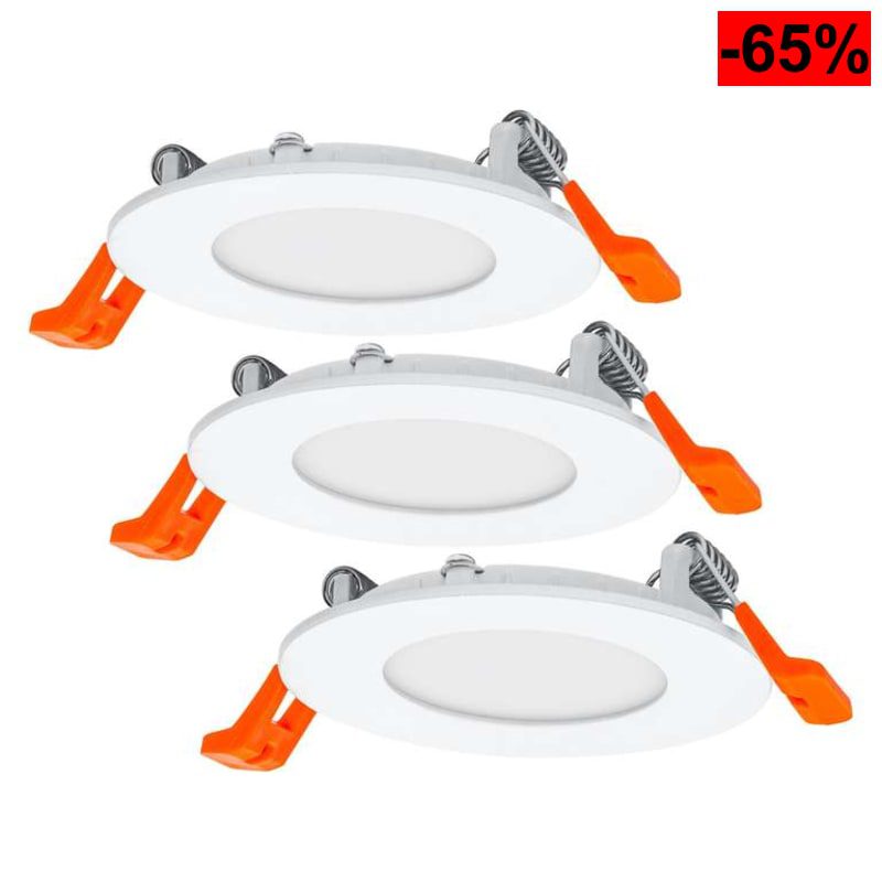 OSRAM Set downlights estrechos 3x85mm 3000K blanco - oferta Amazon