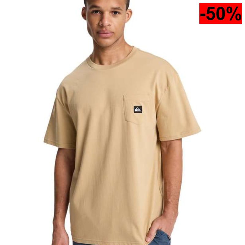 Quiksilver Saltwater - Camiseta con Bolsillo para Hombre - oferta Amazon