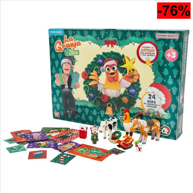 Bandai Calendario de Adviento La Granja de Zenón con 24 Sorpresas - oferta Amazon