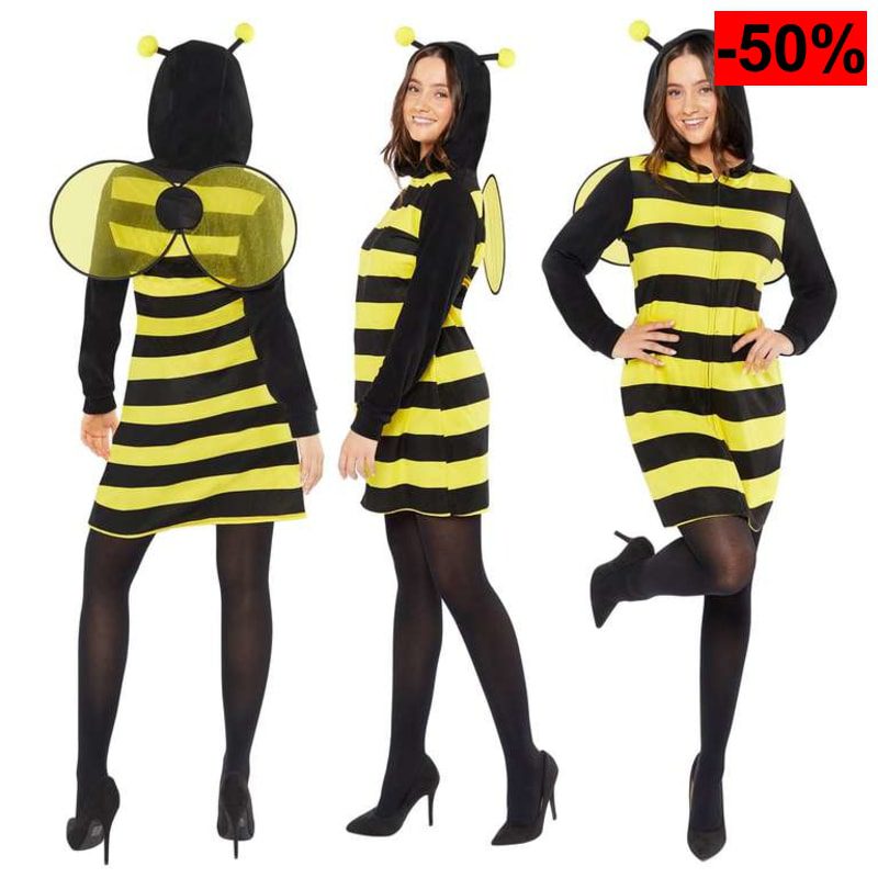 Vestido de abeja con capucha y alas - oferta Amazon