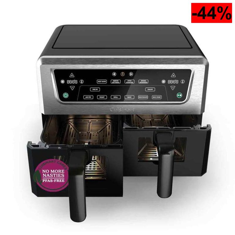 Cuisinart Air Fryer XXL Doble Zona | Sin PFAS | 2x5.2L - oferta Amazon