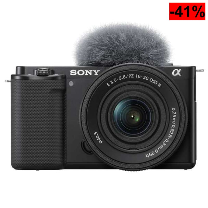 Cámara vlogging Sony Alpha ZV-E10 II Kit (26 MP, 4K/60p, Eye AF por IA) - oferta Amazon