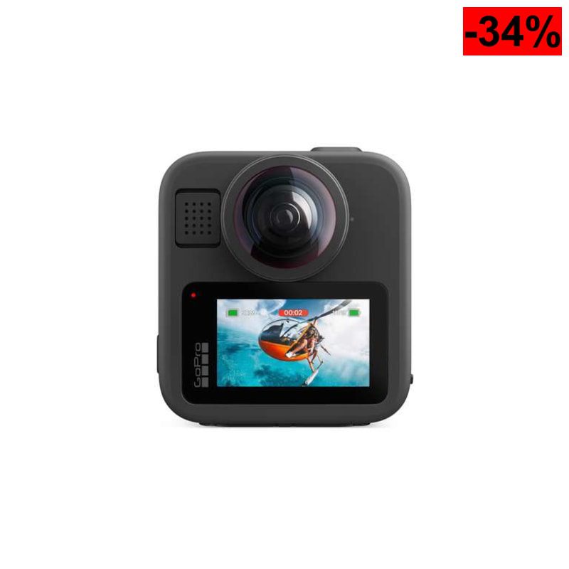 GoPro MAX2 - Cámara de acción Tradicional 360° Impermeable con Pantalla táctil - oferta Amazon