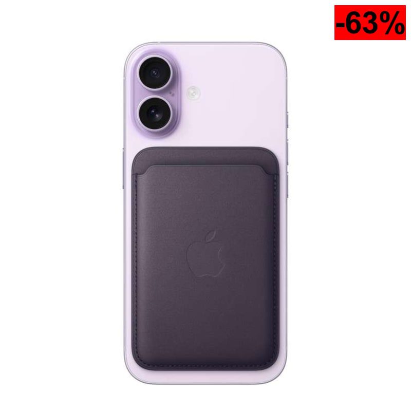 Apple Cartera de Trenzado Fino con MagSafe – Tarjetero Magnético para iPhone, Capacidad para 3 Tarjetas, Compatible con la Red Buscar - oferta Amazon