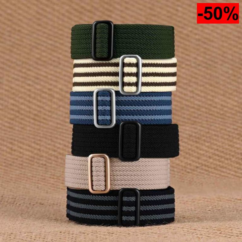 Correas de Reloj de Tela de Nailon (Varios colores y tamaños: 18, 19, 20, 22 y 24 mm) - oferta Amazon