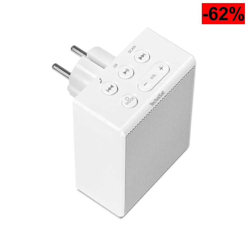 (Reaco - Como nuevo) TechniSat Viola Radio de Enchufe – Radio FM Compacto para enchufar - oferta Amazon