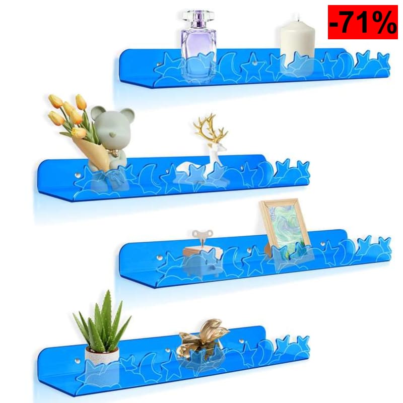 Estantería pared 4 unidades - oferta Amazon