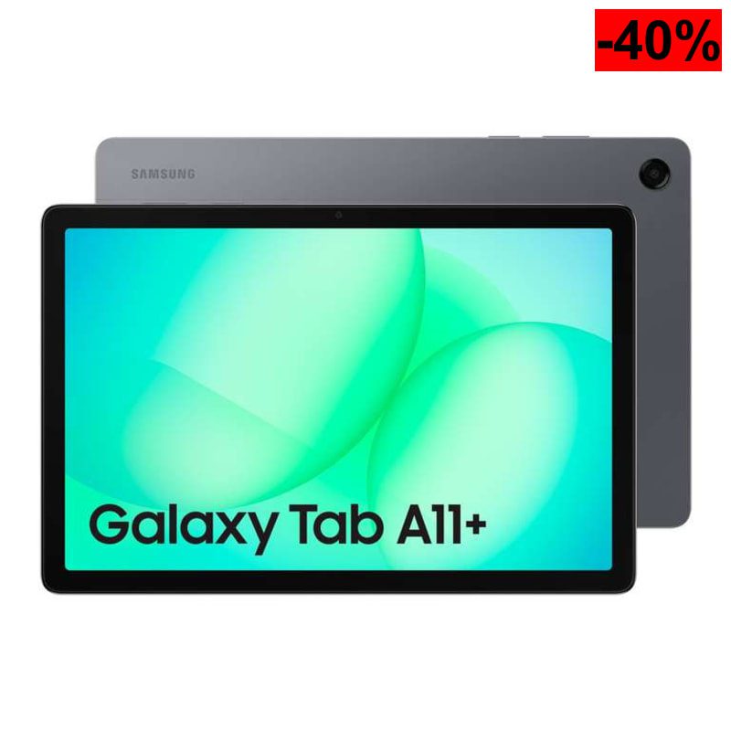 244° - Samsung Galaxy Tab A11+ 128GB, IA, Pantalla de 11" con 90 Hz, 6GB de Memoria, Altavoces Cuádruples Dolby, Garantía de 3 Años + 1 Año Extra - oferta Amazon