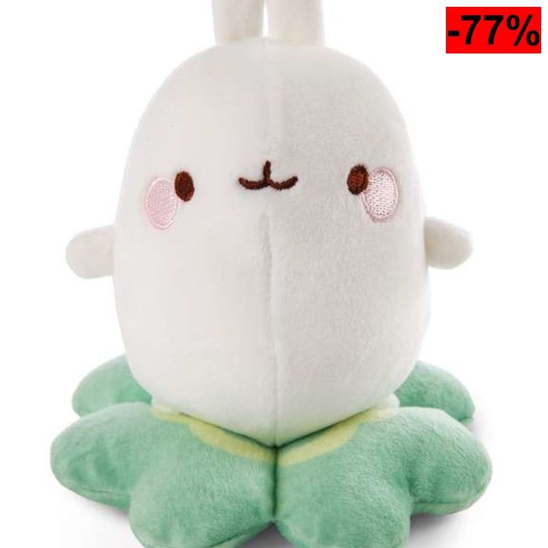 Peluche Molang con trébol 12cm - oferta Amazon