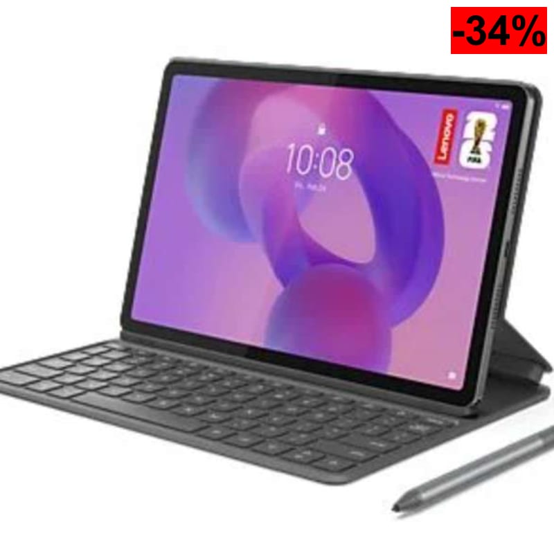 Pack Lenovo IdeaTab 11" 2.5K (256GB, 8GB RAM, Con Teclado y Lápiz digital, WiFi, Gris) - oferta Amazon
