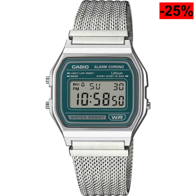 Casio Collection Vintage A158WEM-3 Reloj de Pulsera Digital de Cuarzo Unisex - oferta Amazon