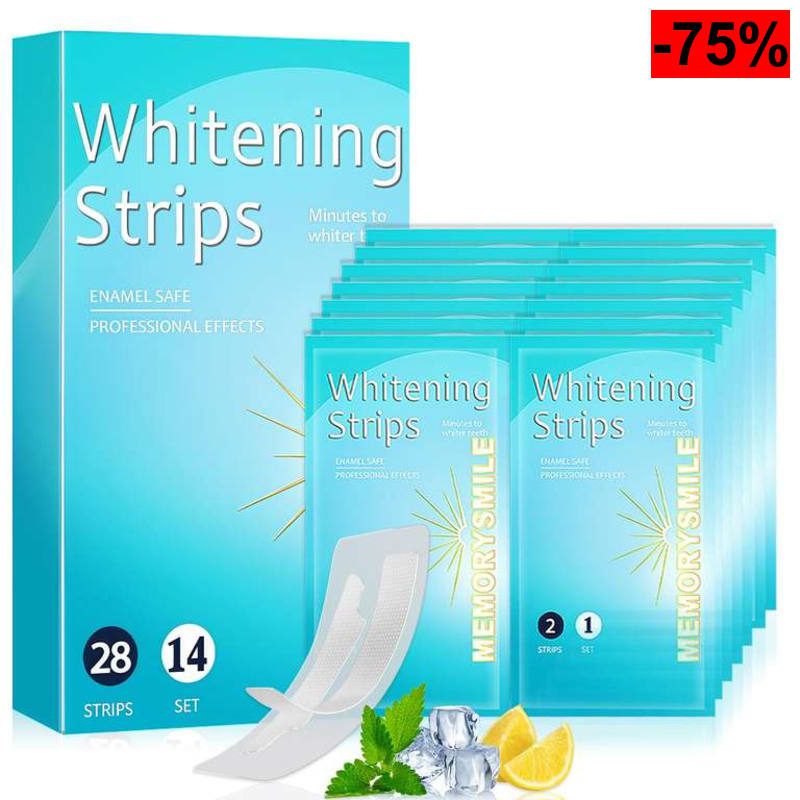 28 Unidades Tiras Blanqueadoras De Dientes - oferta Amazon