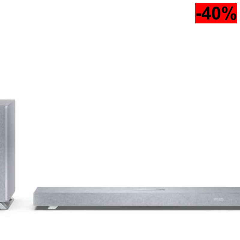 SHARP HT-SBW53121(SL) Soundbar 3.1.2 Dolby Atmos/DTS:X, subwoofer inalámbrico - oferta Amazon