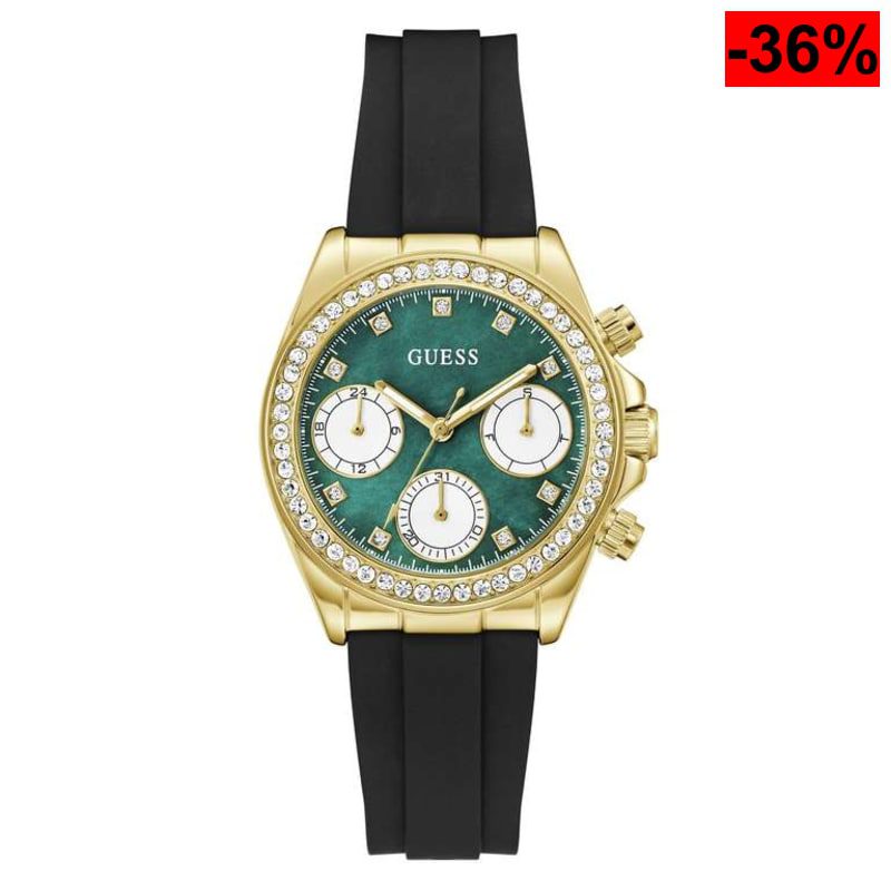 Guess Victoria Reloj de Pulsera analógico para Mujer, Cuarzo, Acero Inoxidable 36mm - oferta Amazon