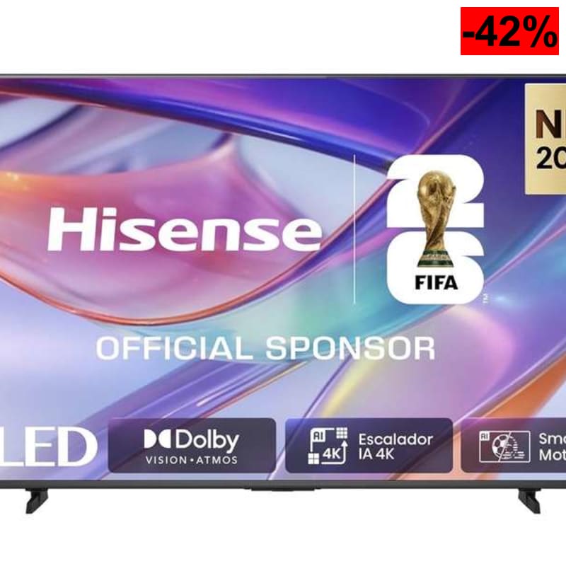 Hisense 75E7S(2026)- Hi-QLED Smart TV 75 Pulgadas, Hi-QLED Color, Dolby Vision.Atmos, Escalador IA 4K, Smooth Motion IA, Dolby Vision IQ - oferta Amazon