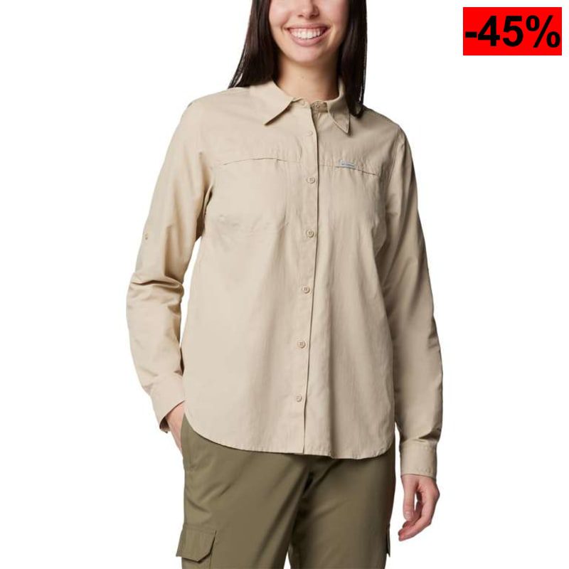 Columbia Silver Ridge 3.0 EUR Long Sleeve, Camisa De Manga Larga para Senderismo Y Trekking para Mujer - oferta Amazon