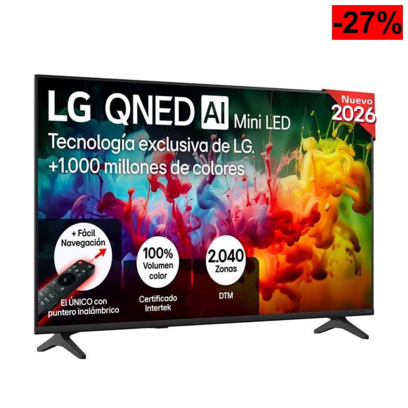 TV QNED MiniLED 50" LG 50QNED70B6C 4K (Modelo 2026) - oferta Amazon