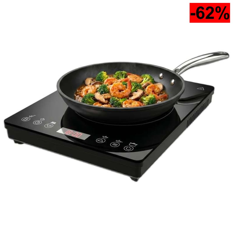 Placa de Inducción Portátil Full Magma Slim Pure. 2000W - oferta Amazon