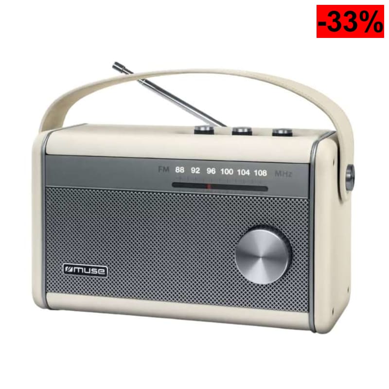 Muse M-098 SC - Radio Bluetooth portátil, Radio FM de 10 W de Potencia de Salida - oferta Amazon