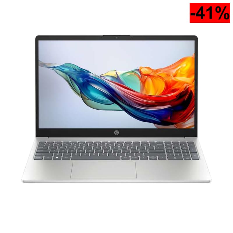 HP 15-fc1009nsx - Ordenador portátil 15,6" FHD, AMD Ryzen 5 16GB RAM, 512GB SSD, FreeDOS 3.0, QWERTY Español, - oferta Amazon