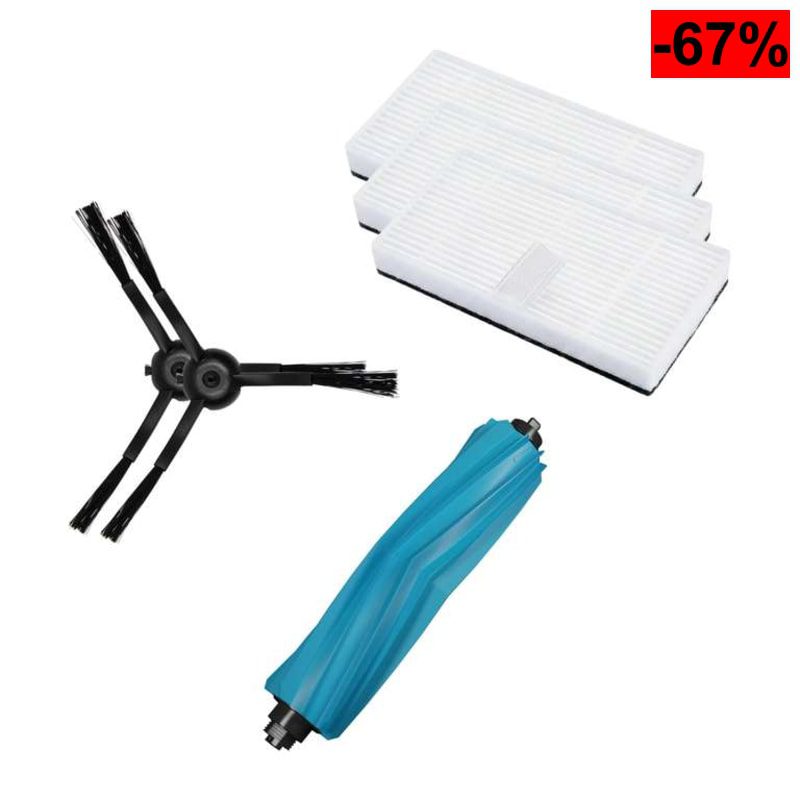 Cecotec Kit de Accesorios para Robot Aspirador Conga Z50. Repuestos Originales - oferta Amazon