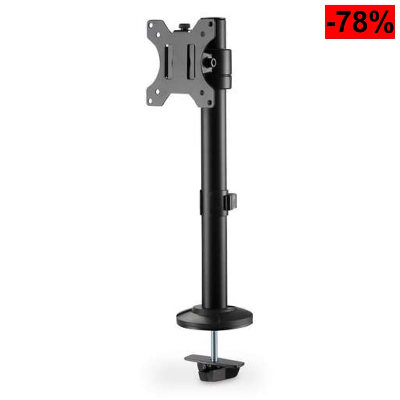 DIGITUS Soporte para 1 monitor – Soporte de columna – 15-32" Max. 9 kg – VESA 75x75, 100x100 – Negro [Reaco - Como Nuevo - Embalaje Dañado] - oferta Amazon