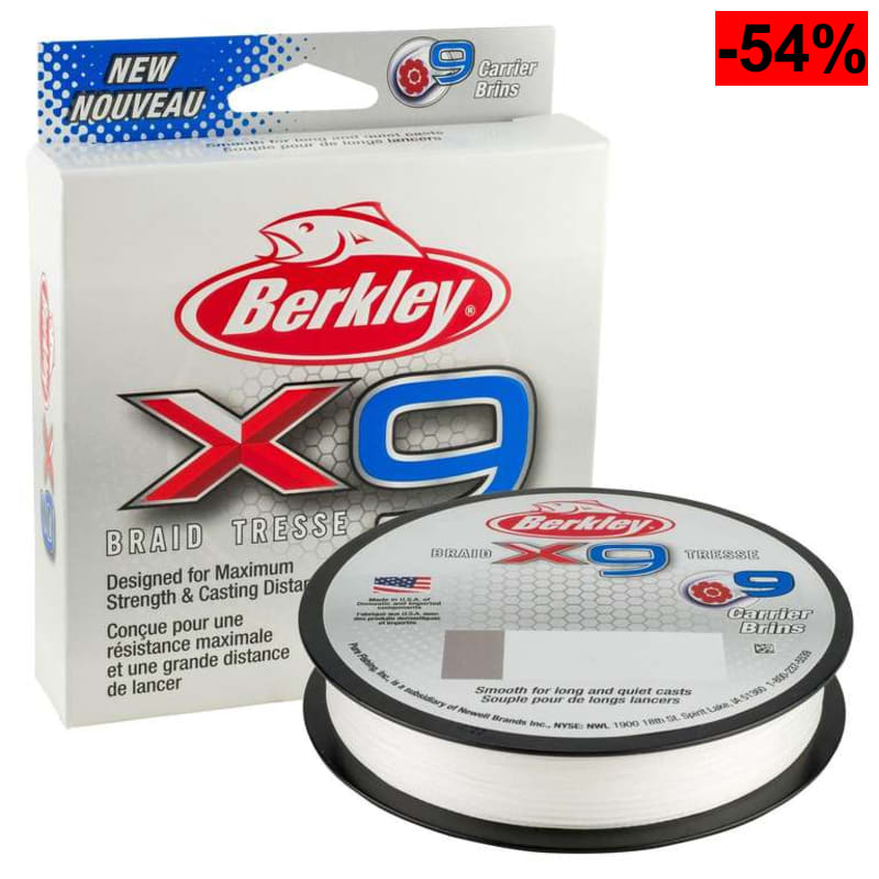 Hilo trenzado Berkley x9 (31.5kg| 328yd | 300m) - oferta Amazon