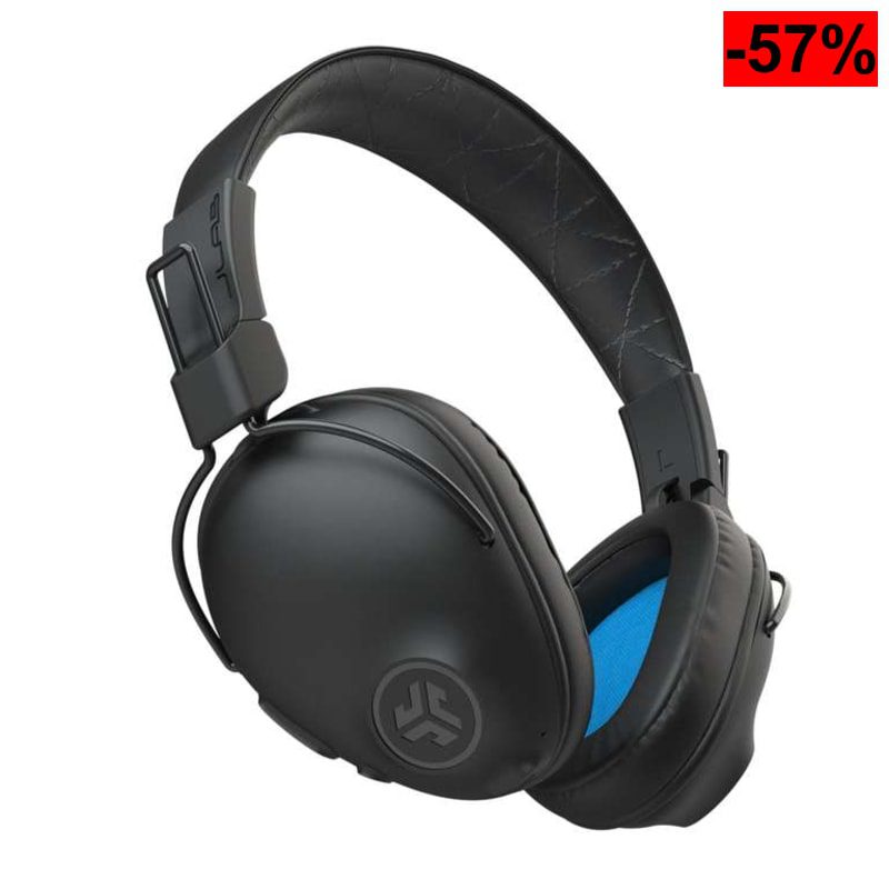 JLab Studio Pro+ Auriculares Inalámbricos Bluetooth Over-Ear - 65h, Micrófono, Control App - oferta Amazon