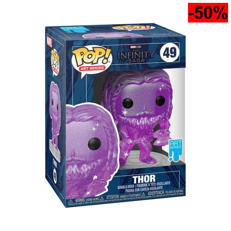 Funko POP! Artist Series: Marvel Infinity Saga - Object - Thor - Morado - oferta Amazon