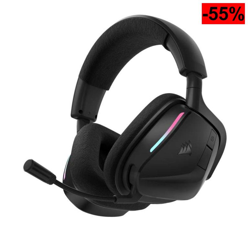 Corsair Void v2 Auriculares Inalámbricos para Juegos – Carbono (Reacondicionado muy bueno) - oferta Amazon