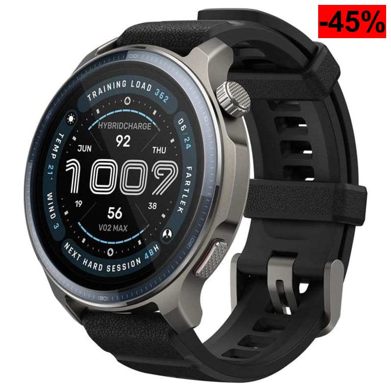 Amazfit Balance 2 47 mm | AMOLED, zafiro y GPS dual por 164,18 € (Amazon Segunda mano) - oferta Amazon