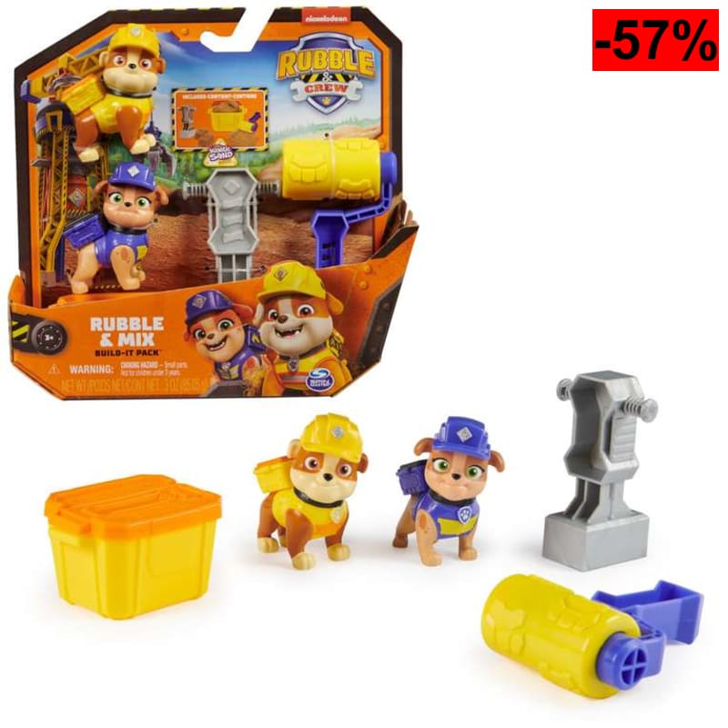 Rubble & CREA - Pack Figuras Rubble y Mix - oferta Amazon