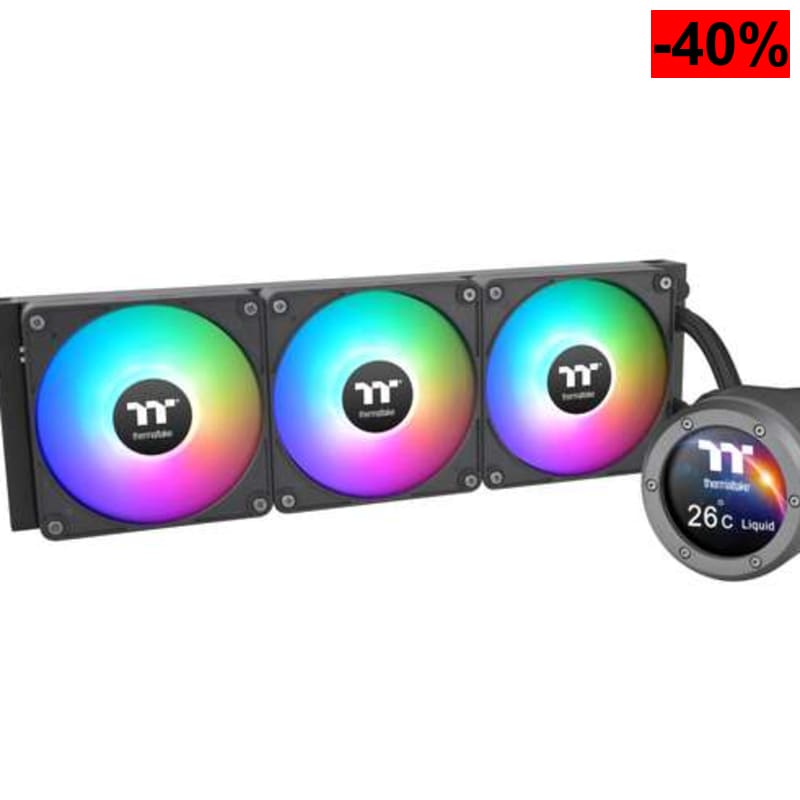 Thermaltake TH360 V2 Ultra EX ARGB | Refrigeración líquida AIO CPU 360 mm - oferta Amazon